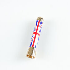 Red Union Jack + Gold Screw On Type Radio Antenna For Mini Cooper 2001-2017