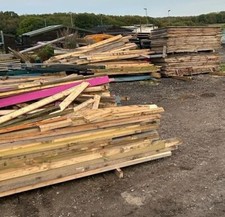 RECLAIMED TIMBER IN GOOD CONDITION  ** COLLECTION ONLY* 4" X 2" @ 2.4M LONG