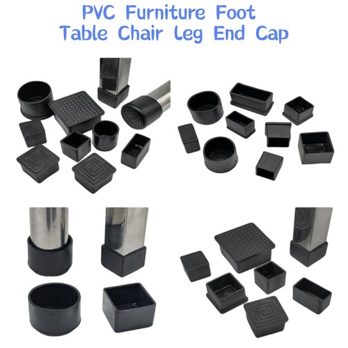 Rubber chair ferrules - rubber,