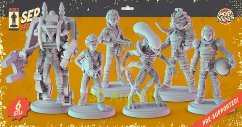 Alien figures compatible d - alien,