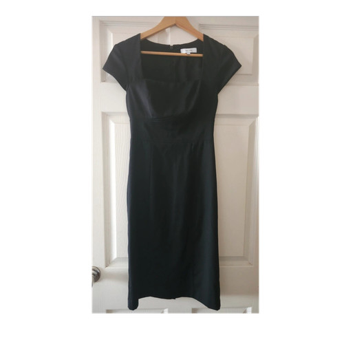Reiss black knee length shift - length,