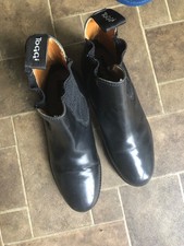TOGGI OTTOWA JODHPUR HORSE RIDING BLACK LEATHER ANKLE BOOTS 6 SLIGHTLY USED