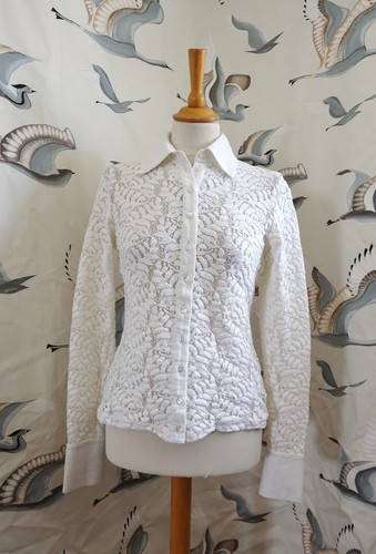 Anne fontaine white lace - white,