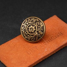 31*30MM 10PC ANTIQUE BRASS SUN