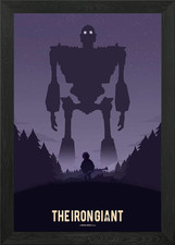 The iron giant poster framed - the,