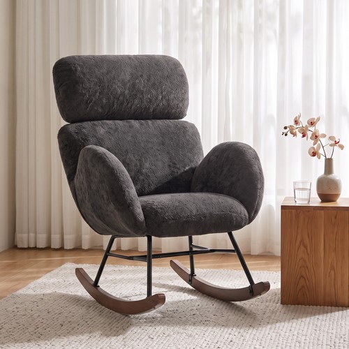 Rocking chair with adjustable - rocking,