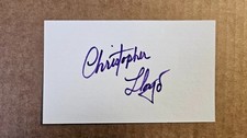 CHRISTOPHER LLOYD SIGNED 3x5