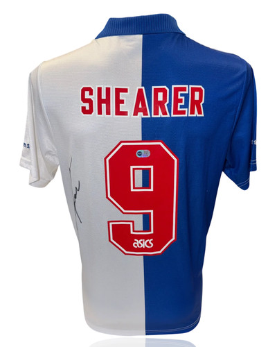 Alan shearer signed - signed, blackburn