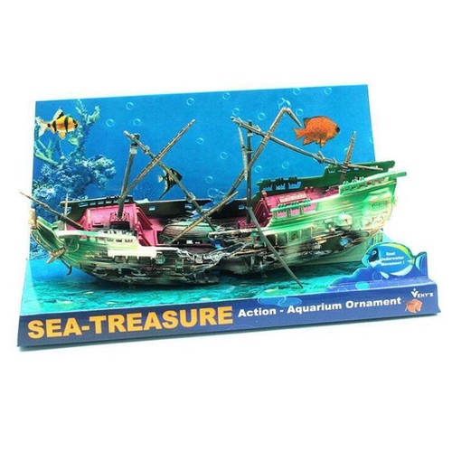 Large shipwreck aquarium - large,
