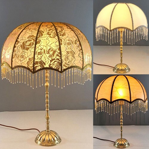 Fabric tassel lamp - tassel, shade