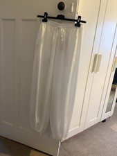 Silk Wide-Leg Pants One Size