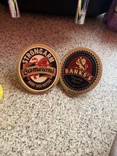 2x Brass Beer Pump Clips - No