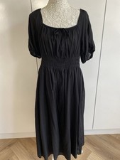 Mint Velvet Black Midi Dress