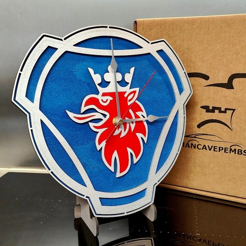 Scania inspired wall - clock, –