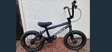 Cult Juvenile 14 Inch BMX Bike Black used indoors mint condition as seldom used