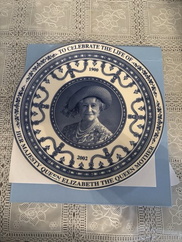 Queen mother plate - , celebrating