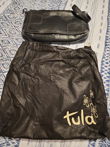 Tula black handbag - black, with