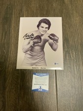 Roberto Duran Signed 8x10 Photo Beckett Coa Boxing Legend