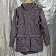 THE NORTH FACE LADIES HYVENT COAT M (fits UK6/8/10) grey nylon waterproof padded