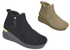 LADIES WEDGE HEEL TRAINERS