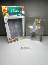 Disney Tinker Bell Light Up Star Christmas Tree Topper Decoration w/Box FLAWLESS