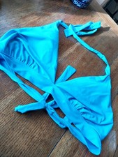Turquoise Bikini Top Uk 16 DD