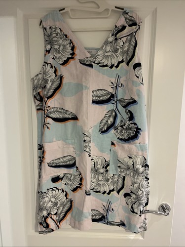 Next linen shift dress - size, 18