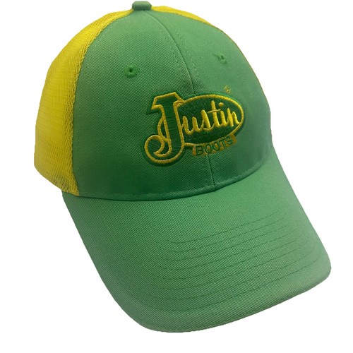 Justin boots green yellow - green,