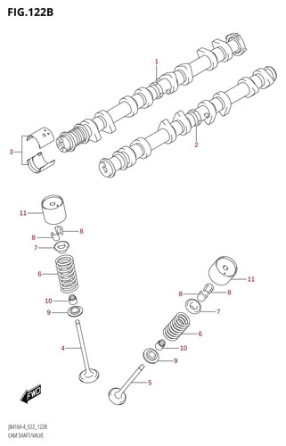 Suzuki genuine intake valve - suzuki,