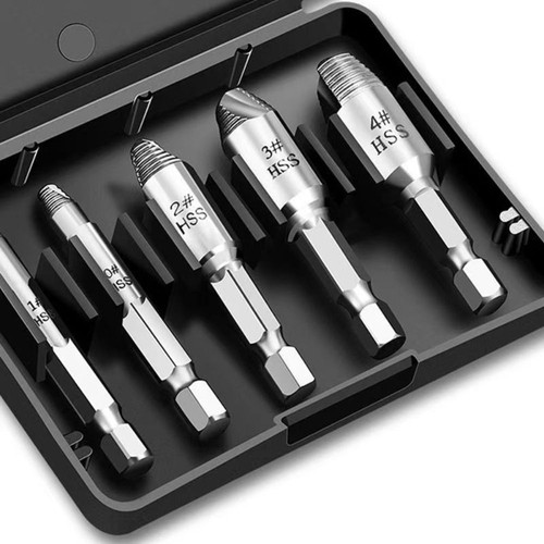 5pcs screw extractor - 5pcs, with