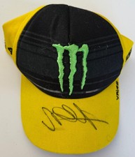 Valentino Rossi Hand Signed Monster Energy Cap MotoGP Autograph Le Mans 1