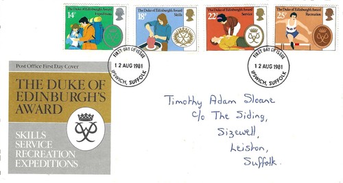 1981 fdc the duke - -,