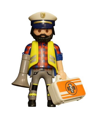 Playmobil figure man captain - playmobil,