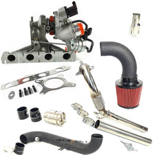 K04 Turbo F23T +3'' exhaust pipe+Air pipe For 06-VW Golf GTi MK6 2.0 Audi A3 FWD