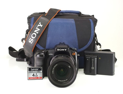 Sony alpha a200 - sony, camera