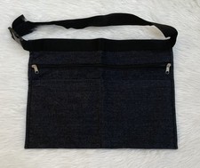 5 Pocket Denim MONEY BAG Market Stall Trader Belt Bag Apron Cash Adjustable Belt