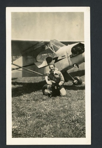 Military man crouches front - military,