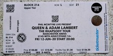 Queen & Adam Lambert Unused