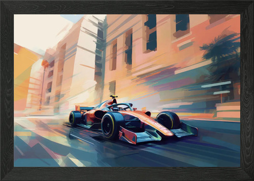 The fastest formula car framed - fastest,