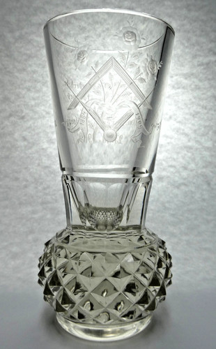 Masonic glass 1909 - masonic,