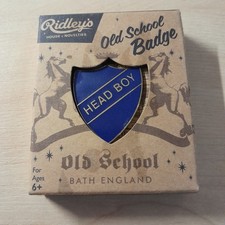 HEAD BOY - PIN BADGE - BOXED -