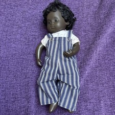 Vintage Sasha Baby Doll Cara Black Curly Hair w/ Clothing 