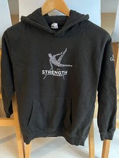 Boys British Gymnastics 'Pommel Horse Hoodie, Black, 9-11 years