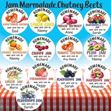 39 Personalised Jar Labels