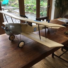 Large Vintage Bristol scout  RC Biplane 126cm Wing Span Svenson model aeroplane