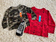 Boys 2 Long Sleeve Tops And 3