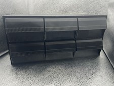 Vintage Audio Cassette 60 Tape Storage Holder Box Drawer Unit Wood Effect Retro