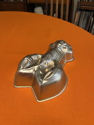 Lobster jelly mould copper - lobster,