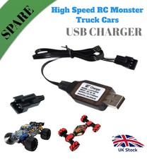 7.4V LiPo Battery USB Charger For RC Turbo Xtreme Metal Remote Control Buggy Car