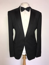 HUGO BOSS - Mens BLACK WOOL